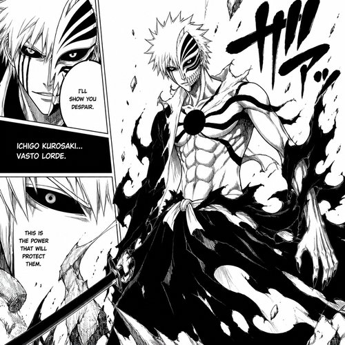 Bleach anime ichigo Vasto lorde form