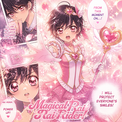Rai rider as magical girl 