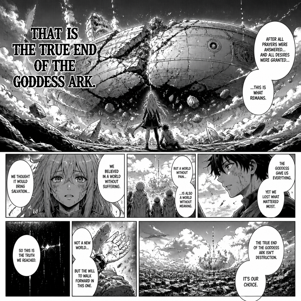 That is the true end of the goddess ark
