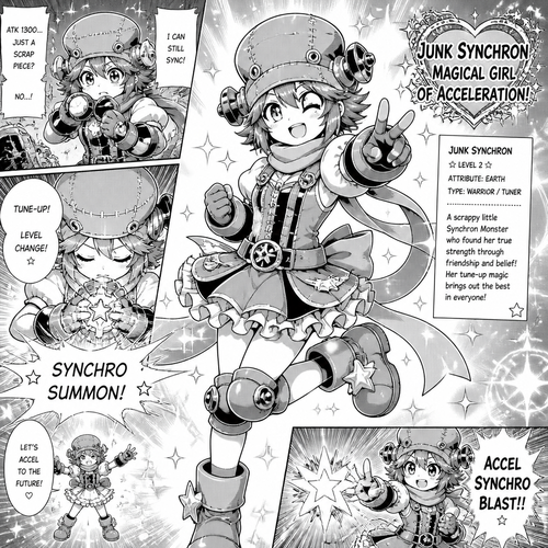 Junk synchron as magical girl 