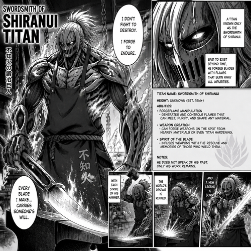 Swordsmith of shiranui titan