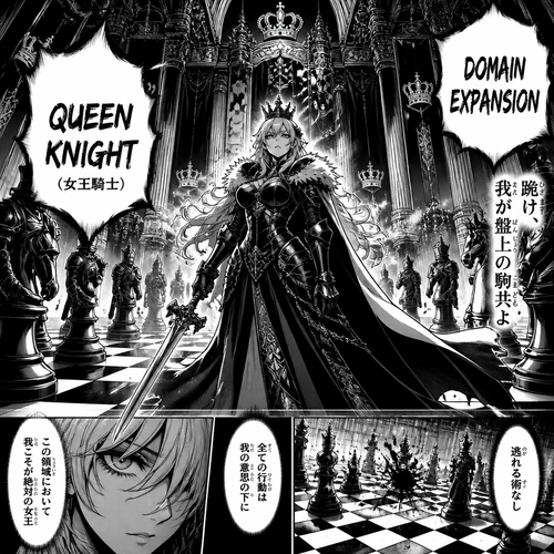 Domain expansion queen knight 