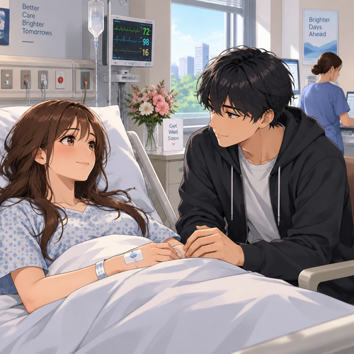 We’re in a hospital