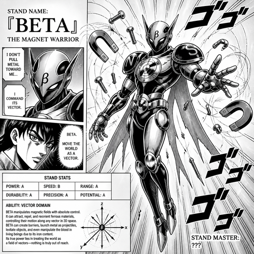 Beta the maginet warrior stand 