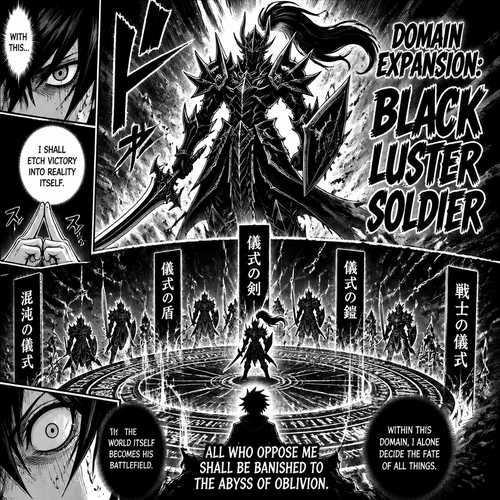 Domain expansion black luster soldier 
