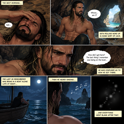 (Part 2 of the siren x human story). The next morning Seth Rollins woke up in some sort of cave,He was confused as to how he got there.The last he remembered was being in a boat alone late at night…then he heard singing…and everything went blank after that