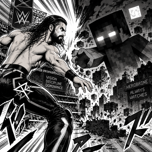 Seth Rollins and Herobrine