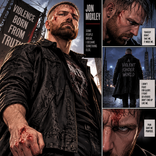 Jon Moxley as a vigilante born from tragedy