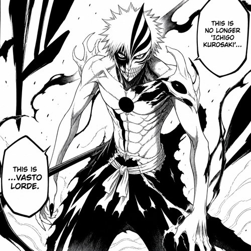 Bleach anime ichigo Vasto lord form