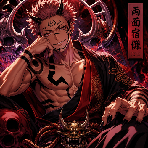 Sukuna as a oni