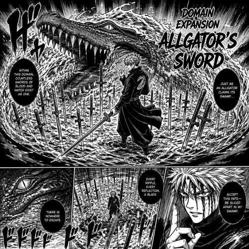 Domain expansion allgator’s sword 