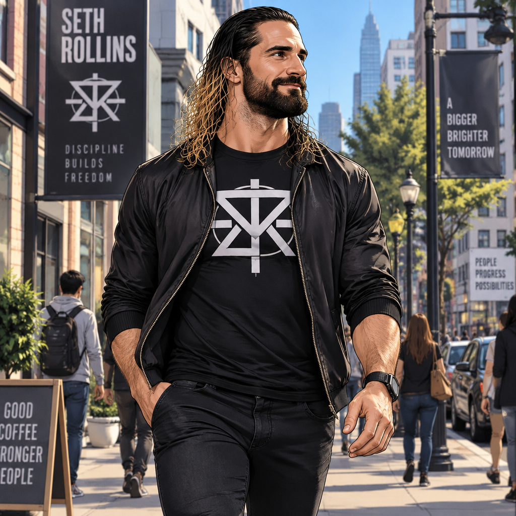 Seth Rollins was having a stroll down the street