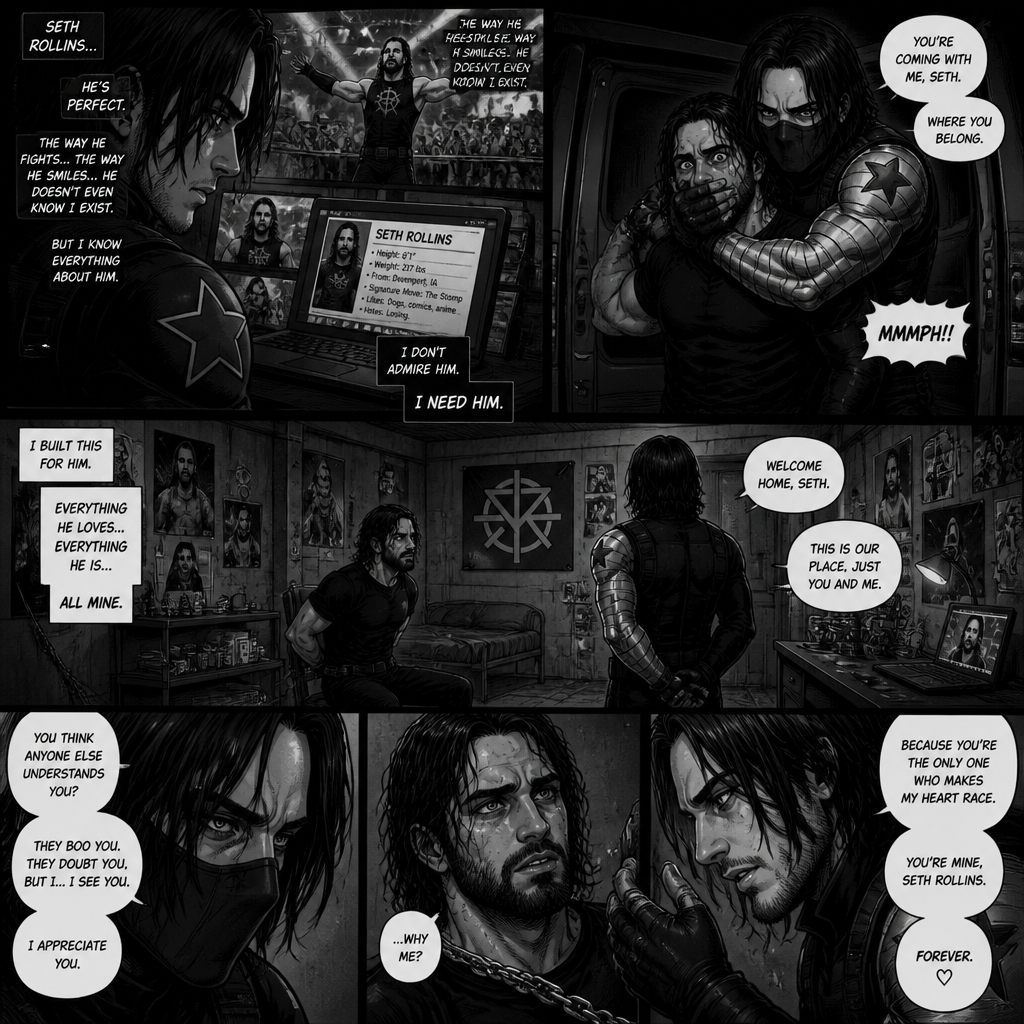 The winter soldier was obsessed with Seth Rollins so he kidnapped him