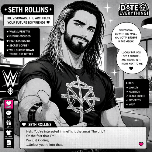 WWE superstar Seth Rollins in Date everything