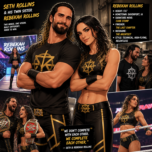 If WWE Superstar Seth Rollins had a twin sister 