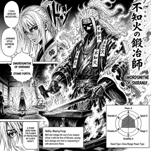 Swordsmithe of shiranui stand