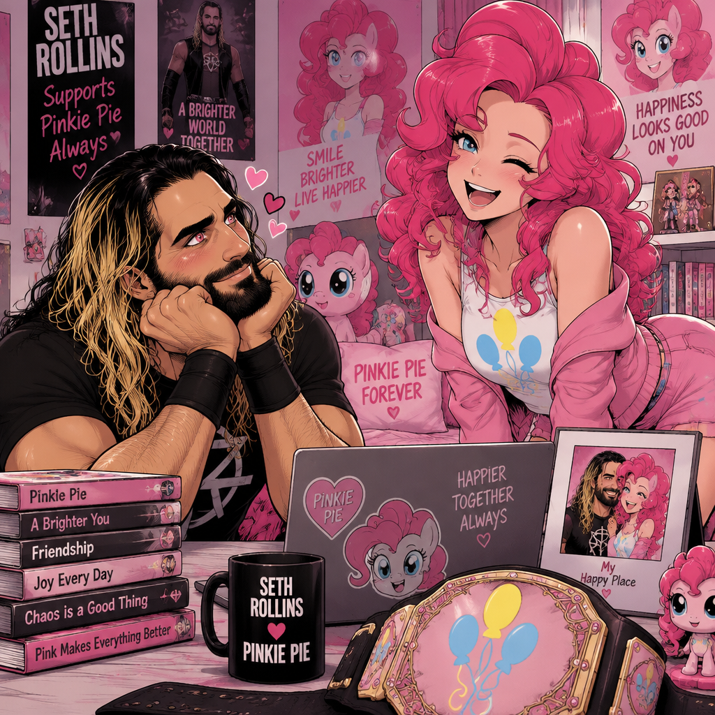 Seth Rollins is Obsessed with Pinkie Pie (As a human)