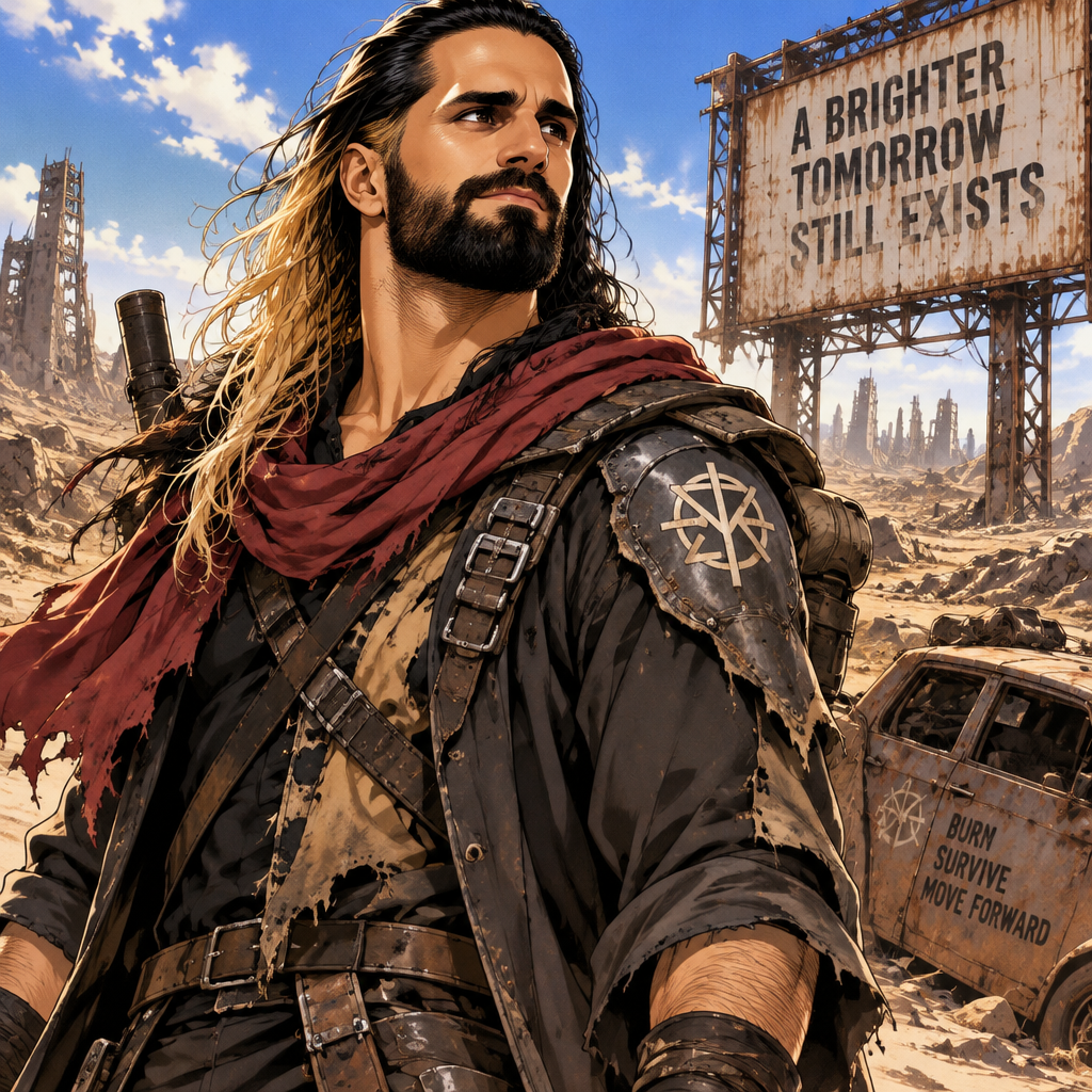 Seth Rollins is a wasteland wonderer