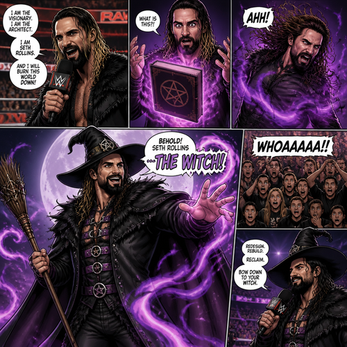 WWE superstar Seth Rollins becomes a Witch