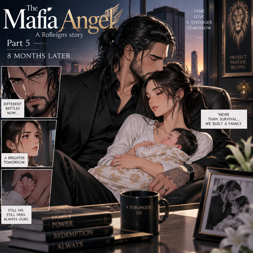(Part 5 of the mafia angel,A Rolleigns story). 8 months later
