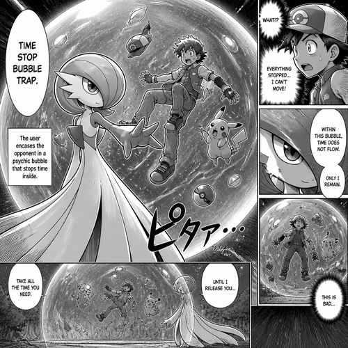 A time stop bubble trap Gardevoir 