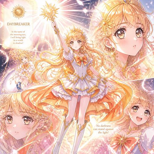 Daybreaker as magical girl 