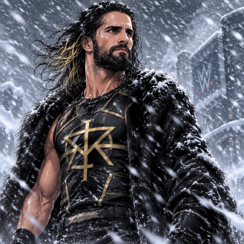 There was a blizzard outside,Seth Rollins was in the middle of it