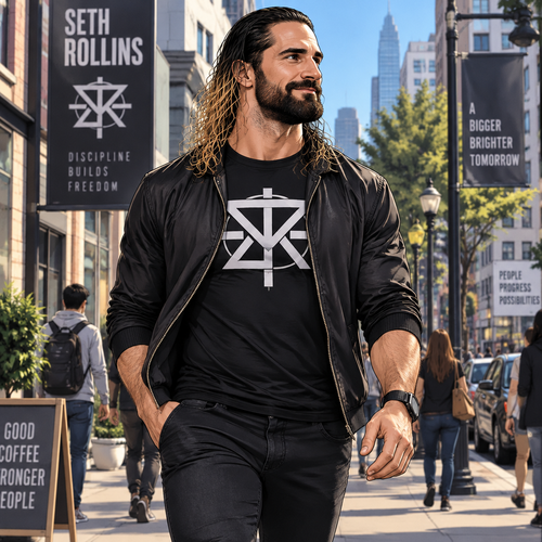 Seth Rollins was having a stroll down the street
