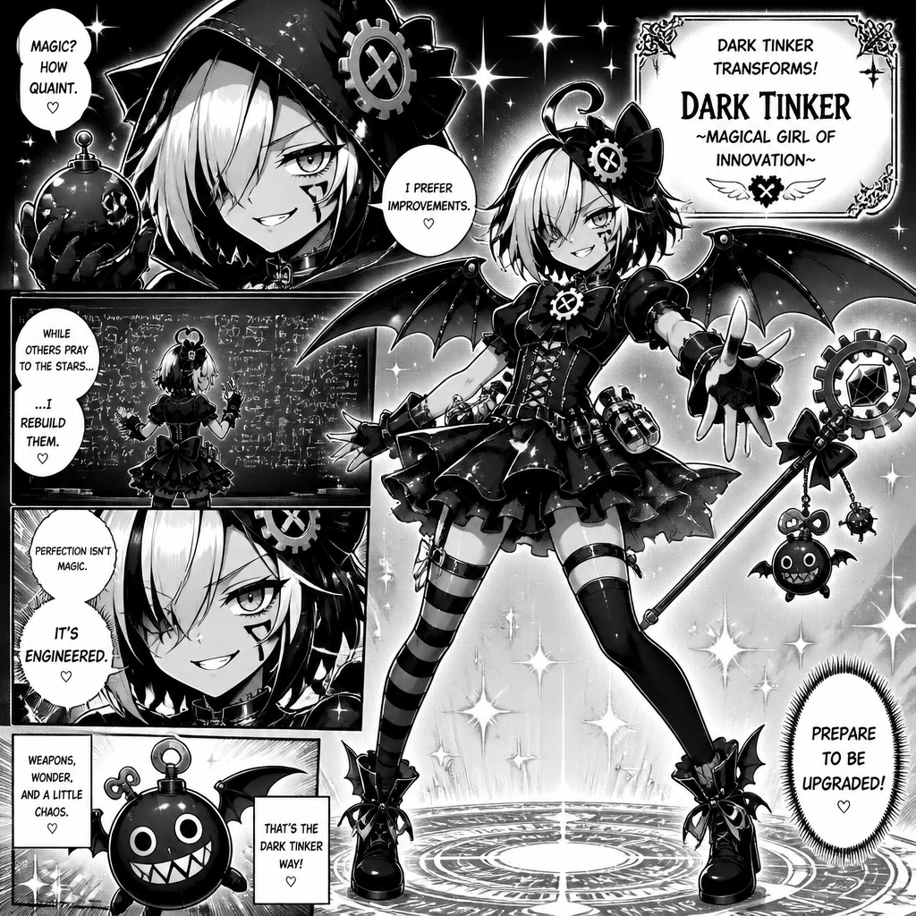 Dark tinker as magical girl