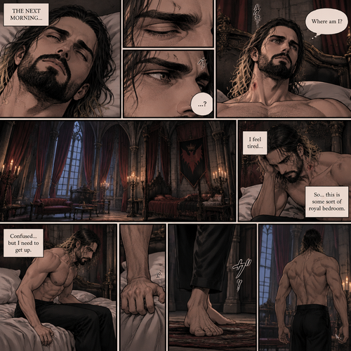 (Recap) Seth Rollins (The vampire hunter) was lured into the ruins by a whisper,Then Jon Moxley (The vampire king) grabbed him from behind,He sniffed Seth’s neck and then pierced it with his fangs,After 4 minutes the fangs were out of Seth’s neck,Seth was weak,Then Jon lifted Seth in his arms and began walking. (And now part 2). The next morning,Seth was still unconscious. Eventually…Seth’s eyes slowly opened,He was feeling tired,He was confused,then he looked at his surroundings,it was some sort of royal bedroom. “Where am I?” Seth asked himself. He slowly stood up off the bed