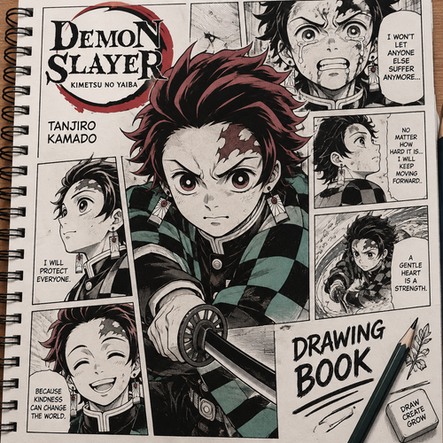 I want Demon slayer Ta zero with comics
Pharma drawing book 