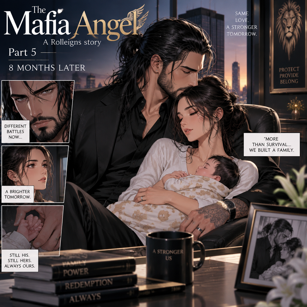 (Part 5 of the mafia angel,A Rolleigns story). 8 months later