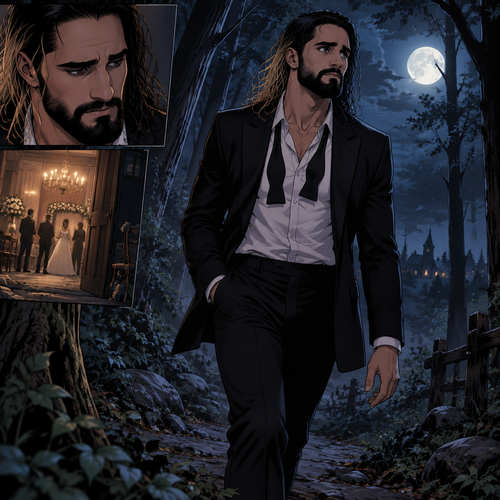 (Part 1 of the corpse bride,Seth x Becky style). Seth Rollins was walking in the woods alone at night after running away from a wedding rehearsal