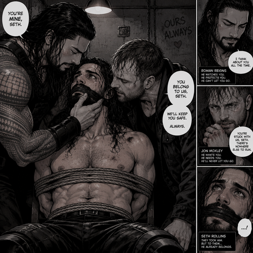 Roman Reigns and Jon Moxley are obsessed with Seth Rollins so they kidnap him