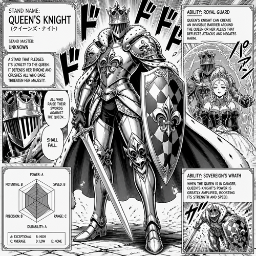 Queen’s knight stand 