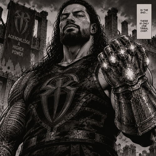 Roman Reigns as Thanos