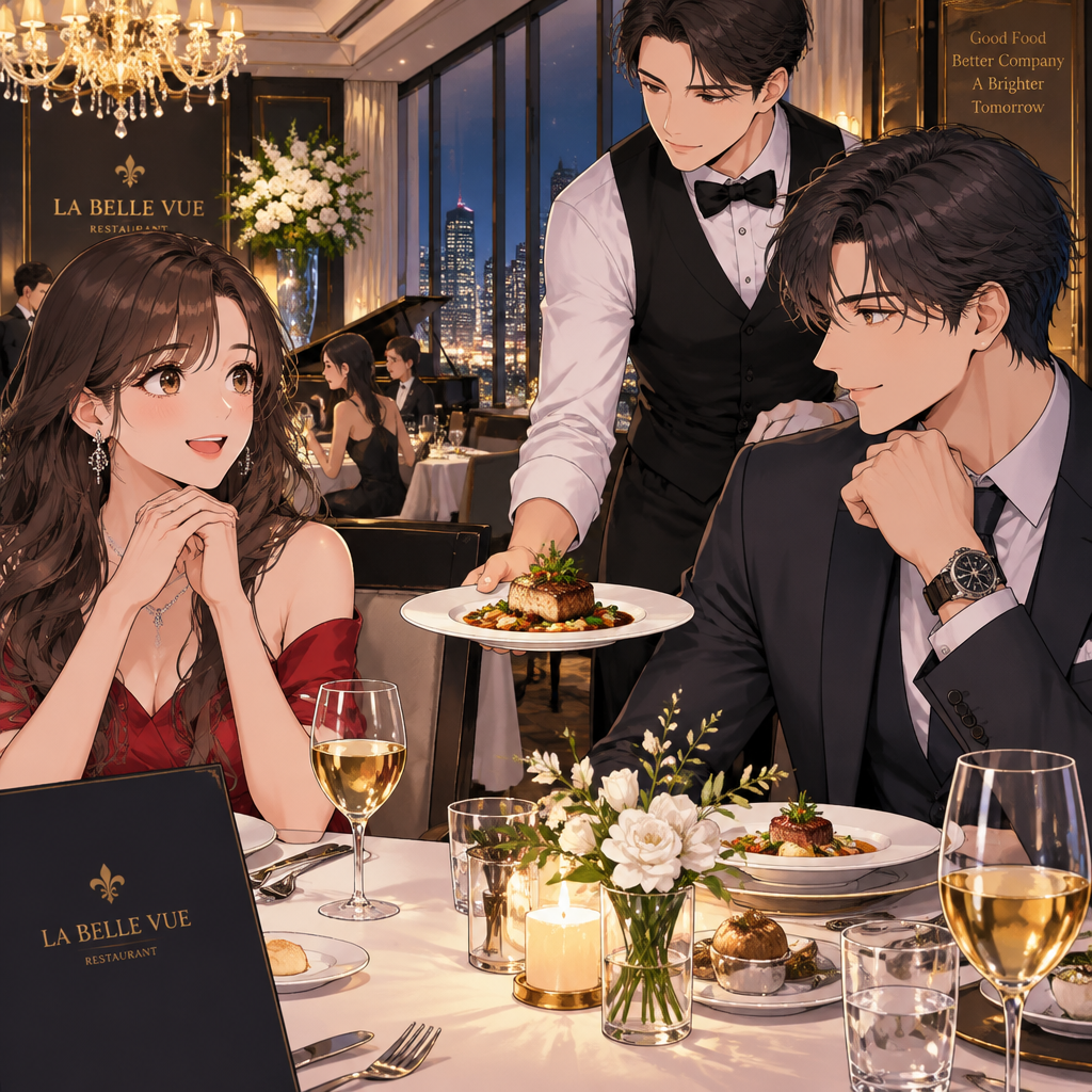There’s a fancy restaurant