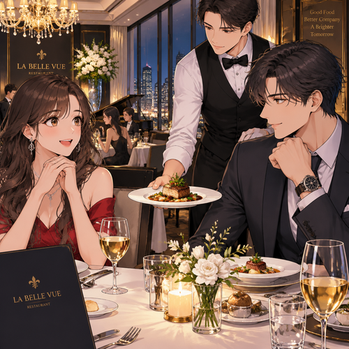 There’s a fancy restaurant
