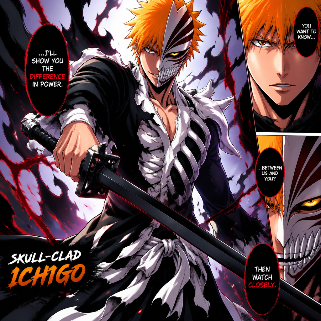 Skull-Clad Ichigo form