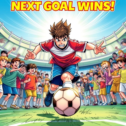 Front Cover Of Soccer Manga Called Next Goal Wins