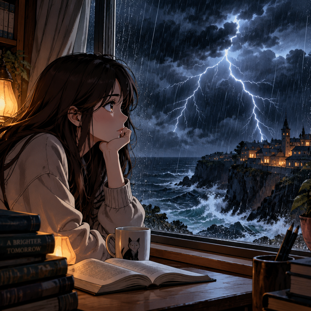 It was a dark and stormy night