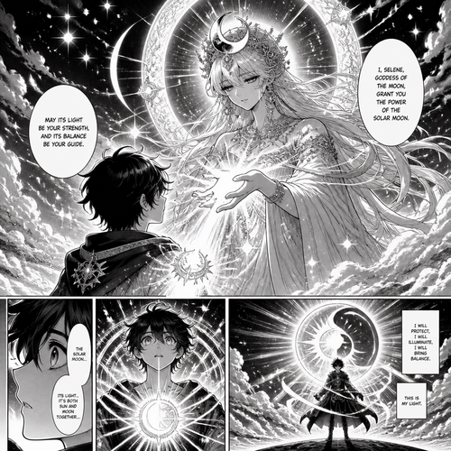  The moon goddess gives ua the power of the solar moon 