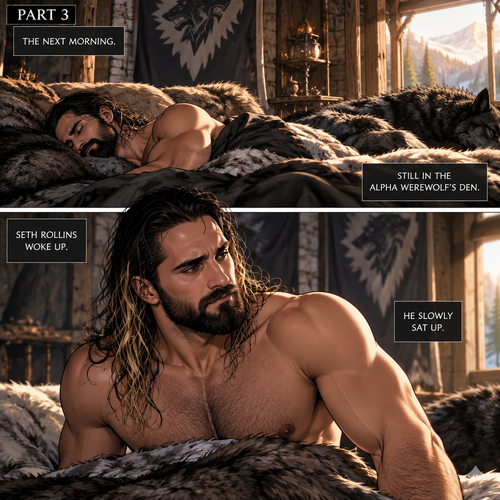 Part 3 of the Werewolf x Human story.Still in the alpha werewolf’s den.The next morning,Seth Rollins woke up,He slowly sat up