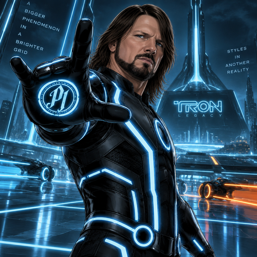 If Aj Styles were in Tron:Legacy
