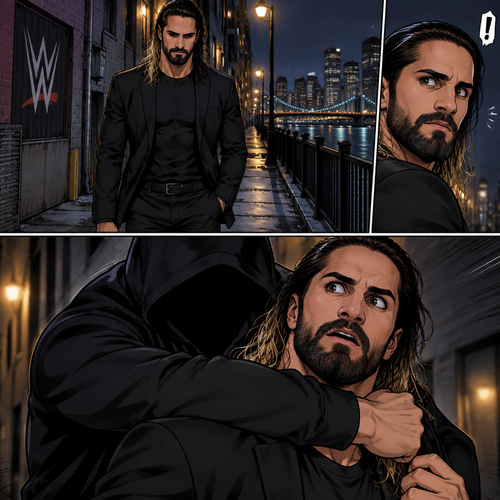 Seth Rollins was walking alone at night….then….someone grabbed him from behind