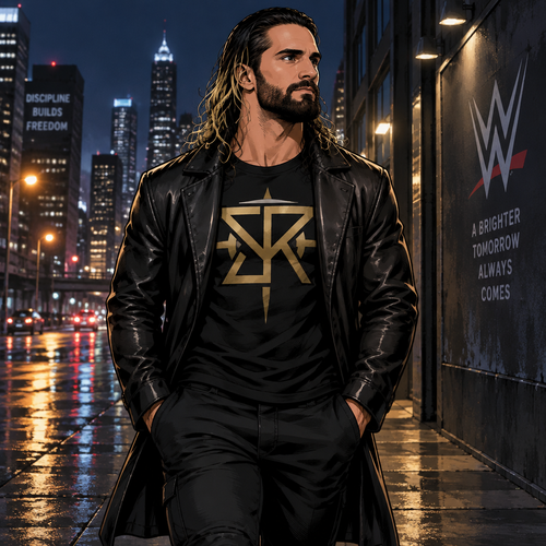 Seth Rollins was walking alone at night