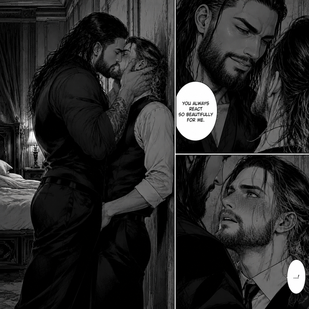Part 3 of the Vampire x Butler story.Sill in the bedroom of the man of the house (Roman Reigns).He was kissing the Butler (Seth Rollins) against the wall.He smiled at Seth afterwards. Seth was flustered again