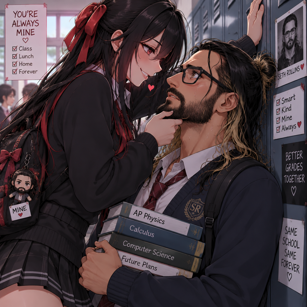 (Yandere x Nerd). Seth Rollins is a nerd in high school