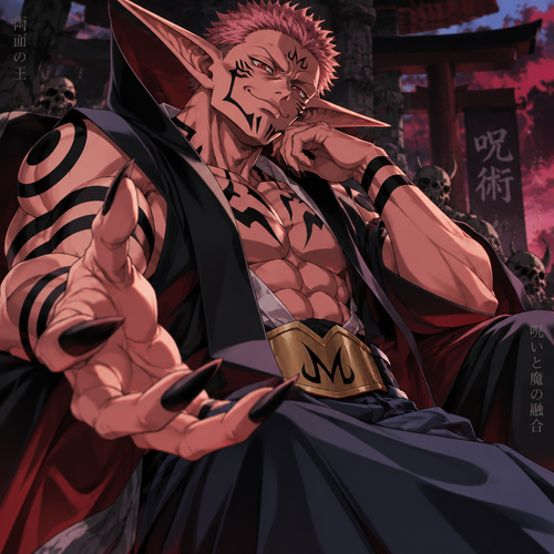 Jujutsu Kaisen dabura mixed with Sukna