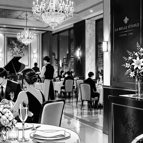There’s a fancy restaurant